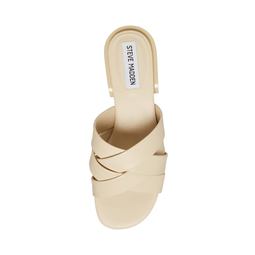 Mulas Steve Madden Kessy Mujer Beige | ES JSS064